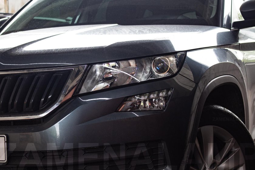 Би лед линза на шкоду Кодиак