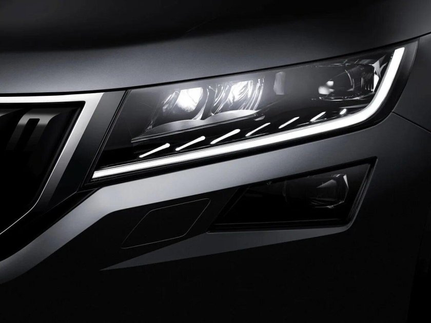Skoda Kodiak матричные фары