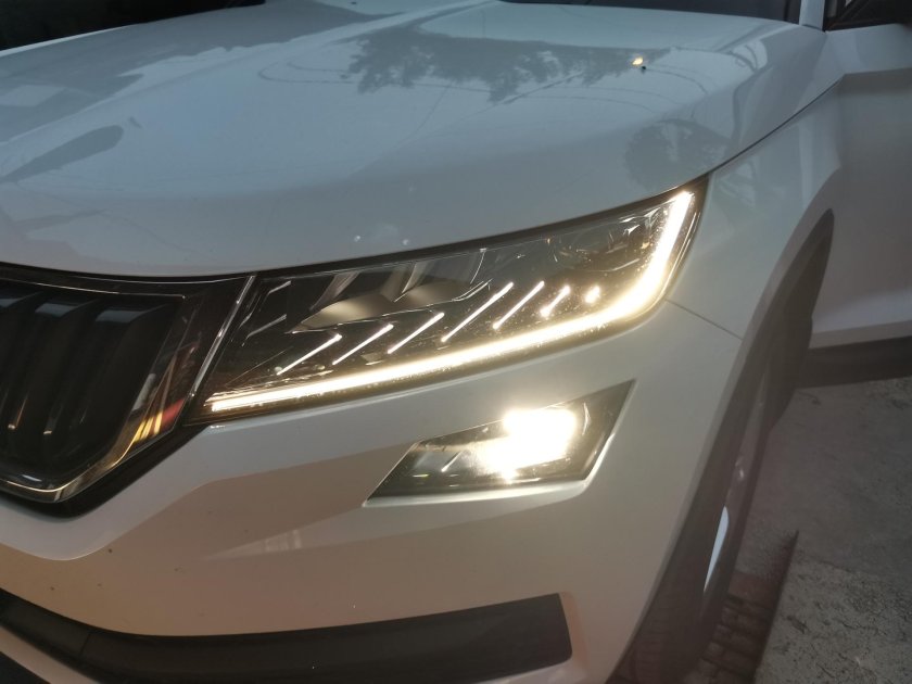 Китайские led фары Skoda Kodiaq
