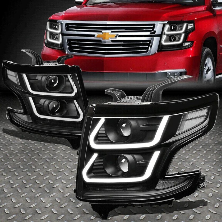 Led фары на Тахо 2016