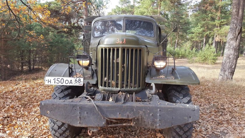 ЗИЛ 157 лесовоз