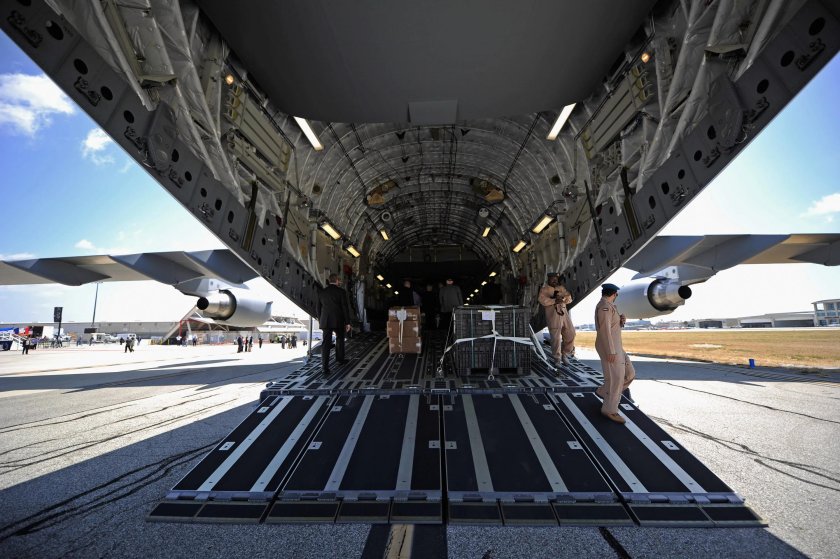 Грузовой отсек Боинга 747