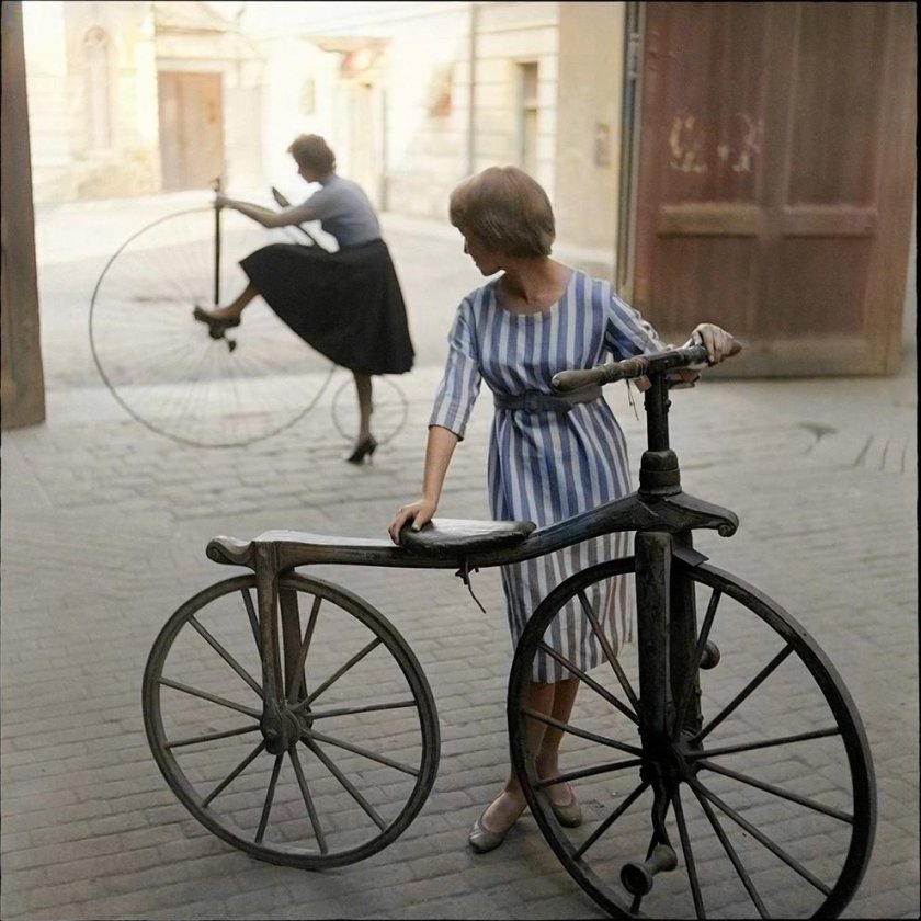 Древние велосипеды