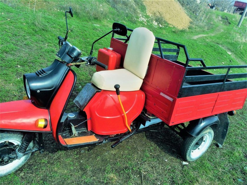 Грузовой мотороллер муравей 3