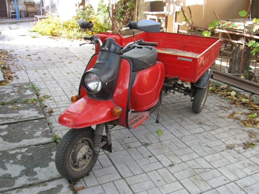 Грузовой мотороллер «муравей-3»