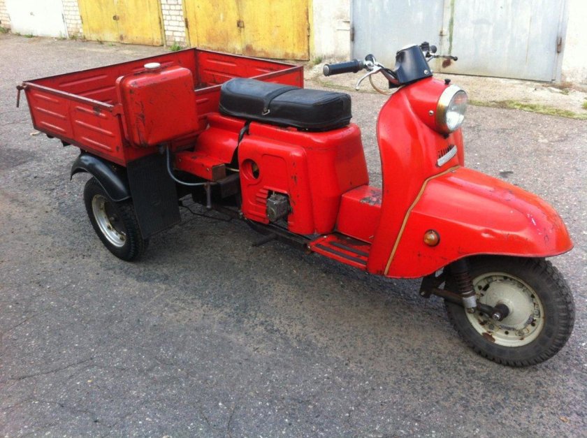 Грузовой мотороллер муравей 3