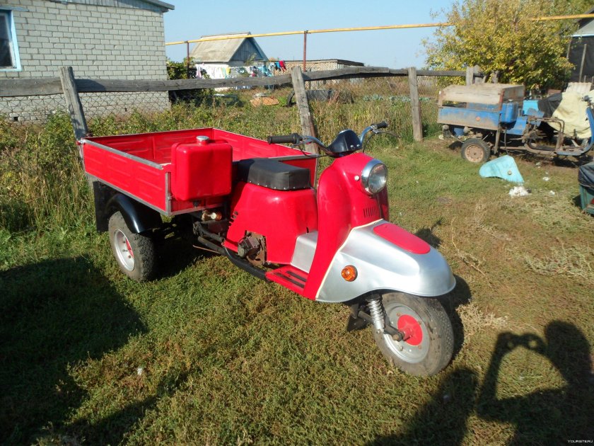 Грузовой мотороллер «муравей-3»