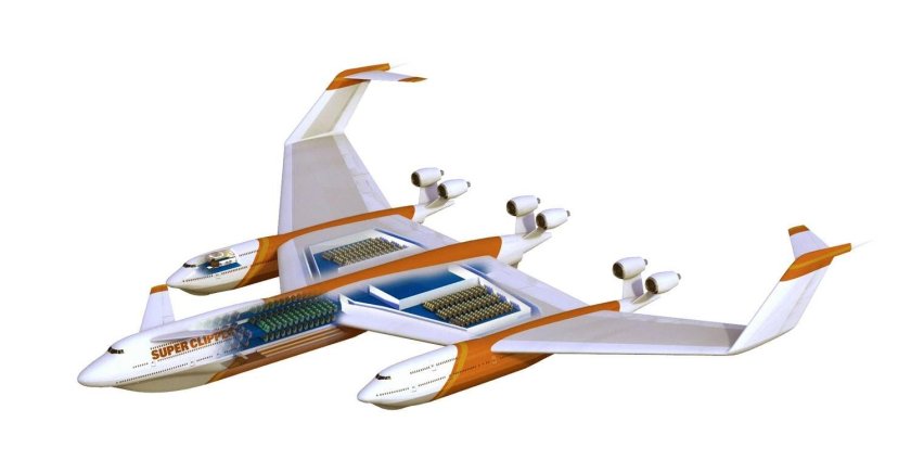 Экраноплан-авианосец Бартини