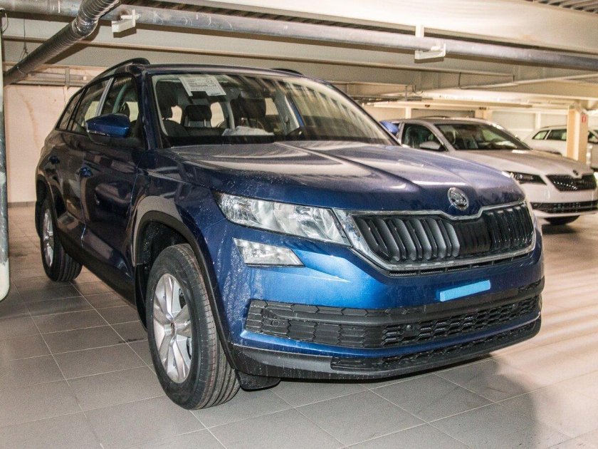 Шкода Кодиак 2022 синий