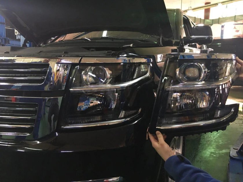 Фары на Tahoe k2