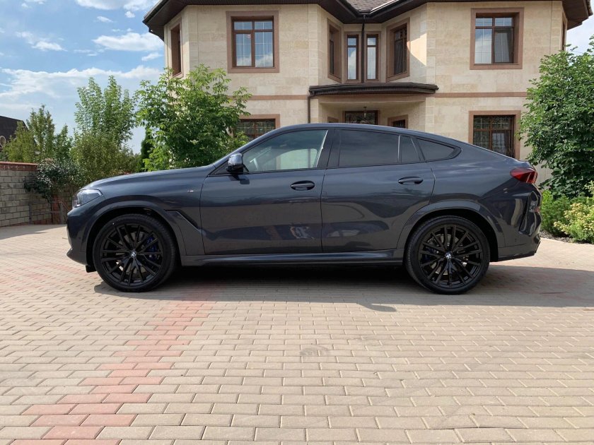 BMW x6 g06 черный матовый