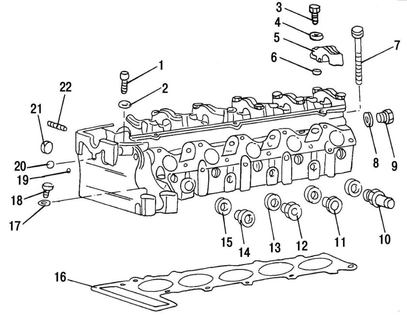 ГБЦ 611 мотор Мерседес