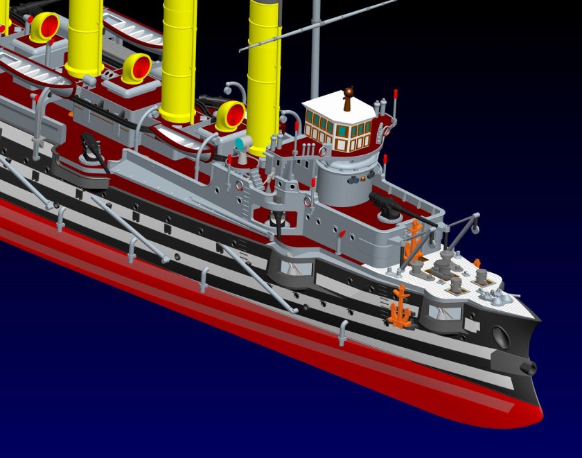 Аскольд бронепалубный крейсер модель