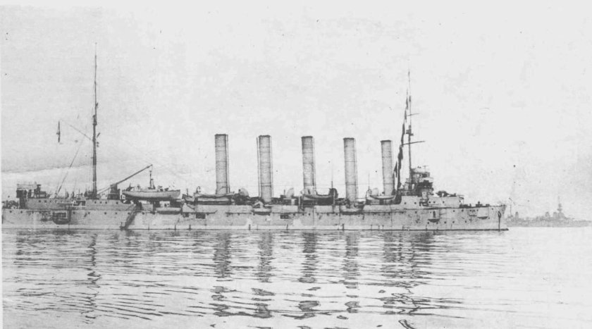 Крейсер Аскольд в Дарданелльской операции