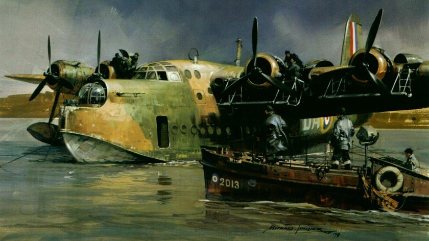 Самолет \ летающая лодка\ boeing 314 clipper