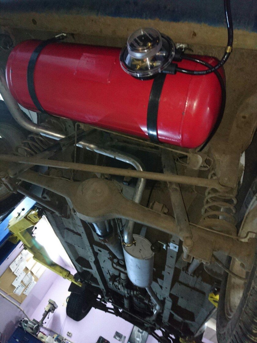 Гбо нива шевроле баллон