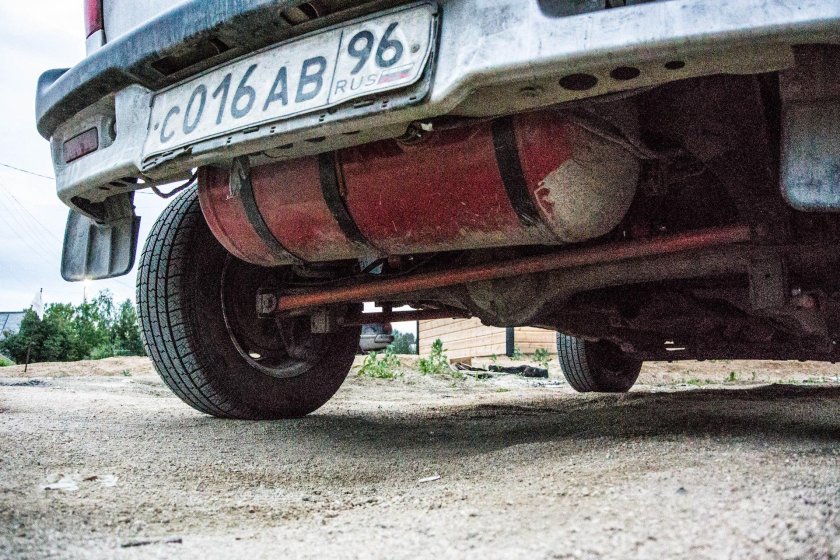 Баллон ГБО под днище Нива 2121