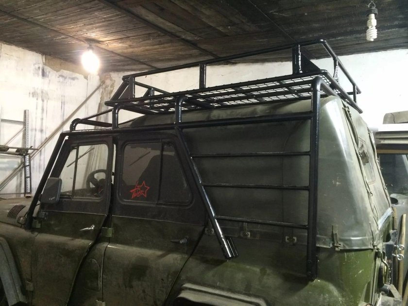 Багажник на УАЗ 469 тент