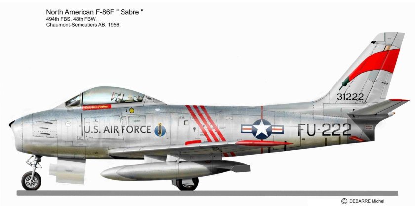 Истребитель Сейбр f-86
