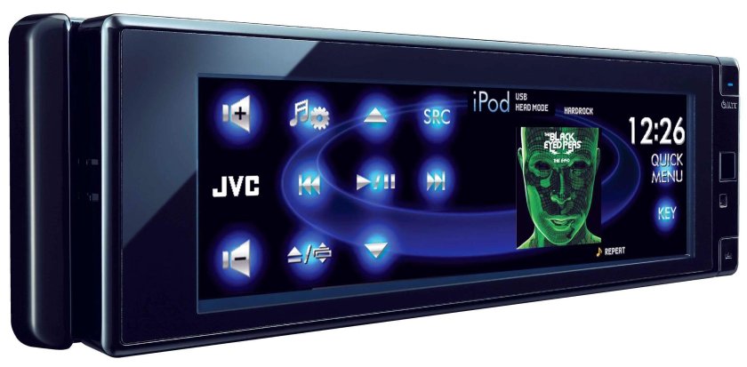 Магнитолы JVC 1 Дин сенсорная