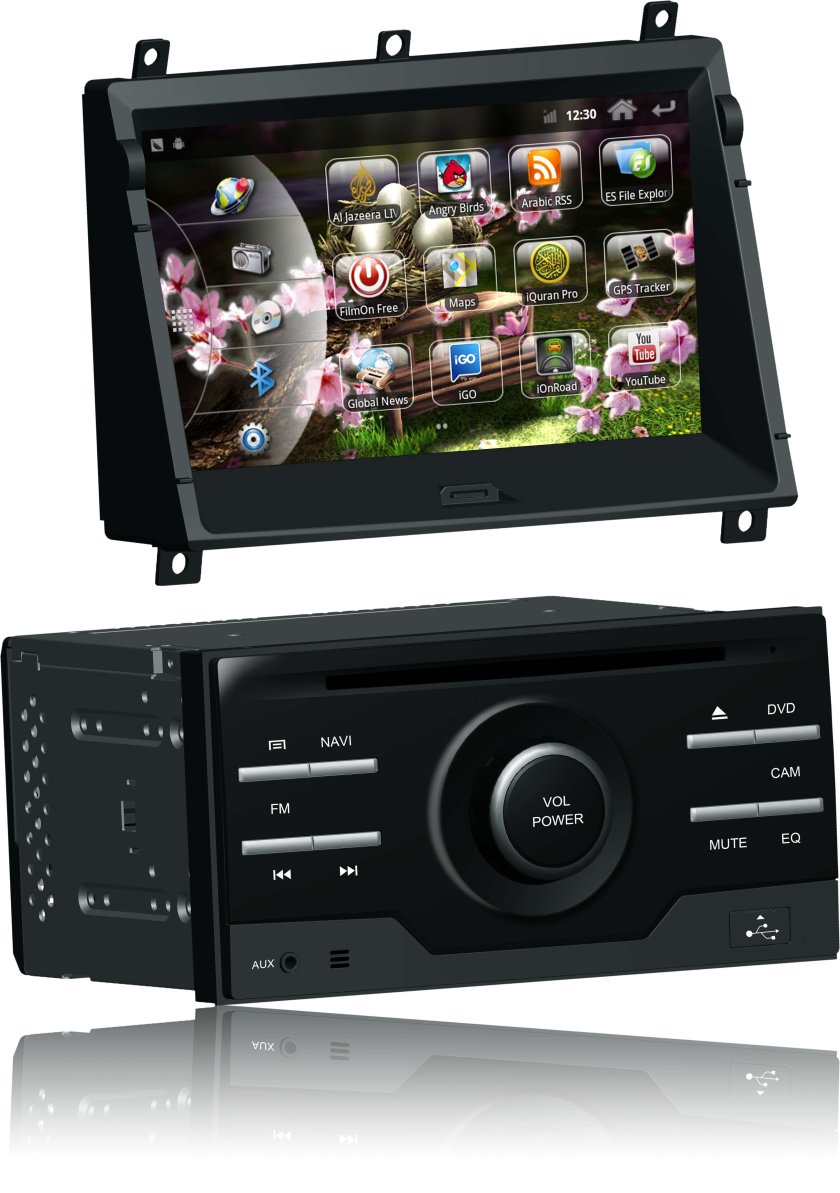 1 Дин магнитола с выносным экраном