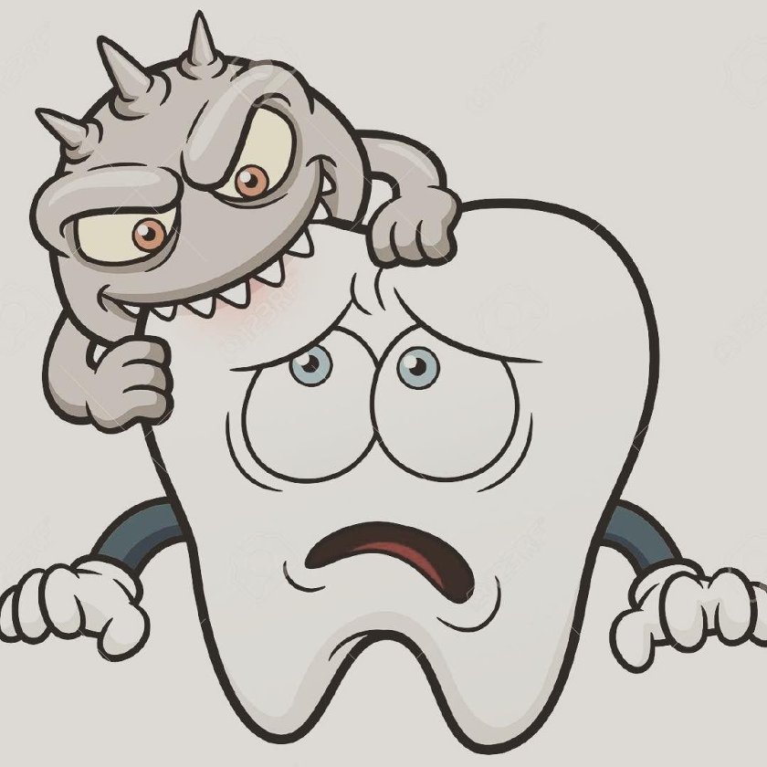 Зубы мультяшные