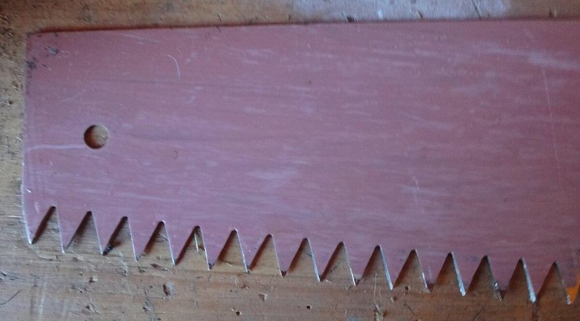 Зубья ножовки для продольного пиления