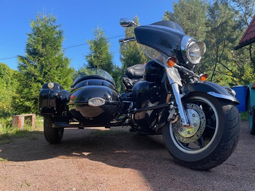 Боковой прицеп Спутник ВМЗ 9.203