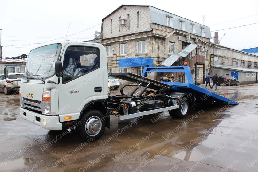 JAC n90 эвакуатор со сдвижной платформой