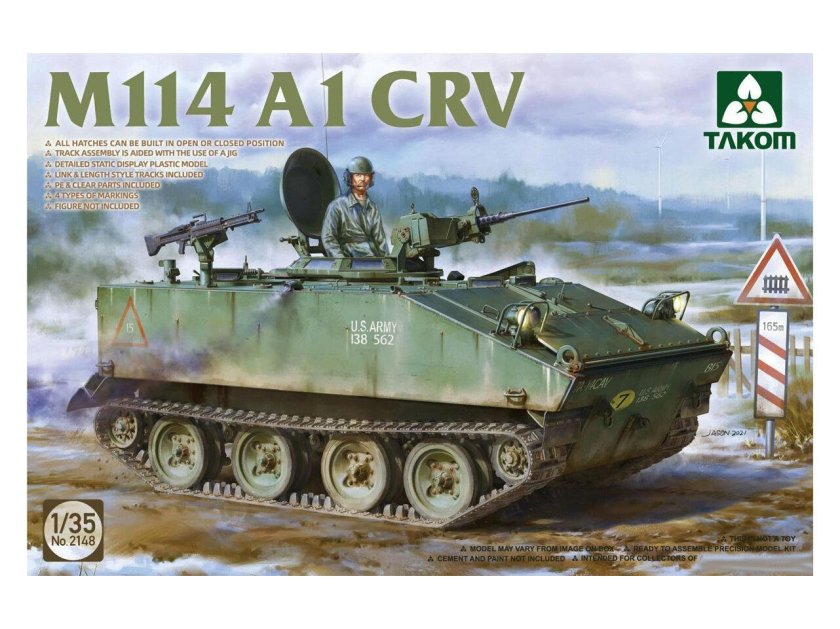 Сборная модель бронетранспортер m114 a1 e1 Takom