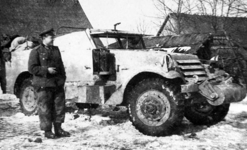 БТР м3 Скаут в красной армии