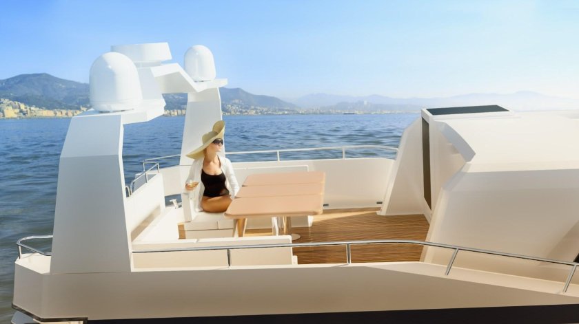 Стальная моторная яхта Popilov 14.99