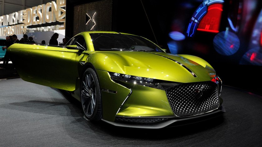 DS E-Tense Performance в прозрачном фоне