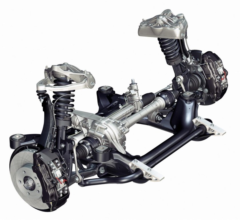 Комплектующие подвески Порше Кайен 955