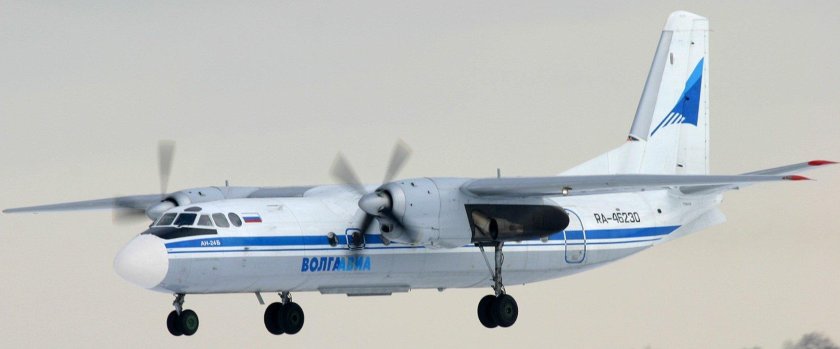 Ан 24 пассажирский самолет