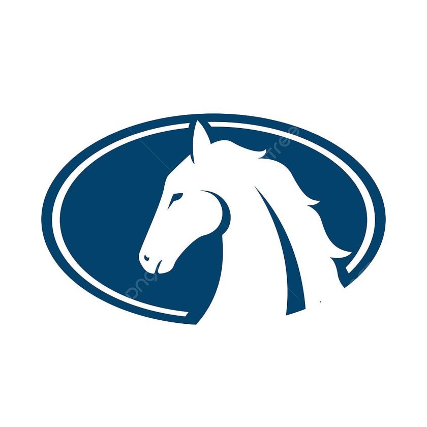 Эмблема авто голова лошади