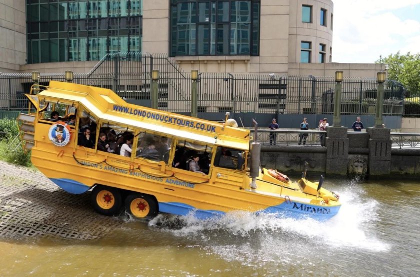 Автобус-амфибия Лондон