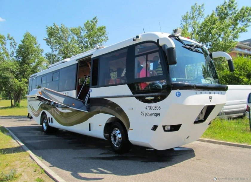 Венгрия автобус амфибия