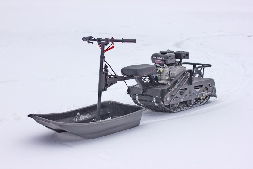 Мотобуксировщик Мухтар 7 мини