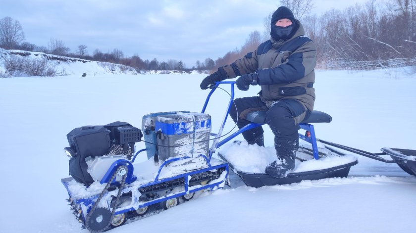 Мотобуксировщик толкач