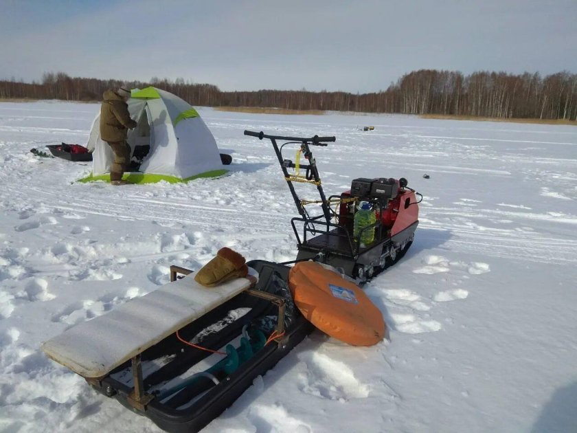 Мотобуксировщик снежок 500