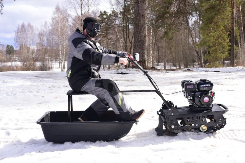 МБ Бурлак Немо 6.5 лс, санный модуль