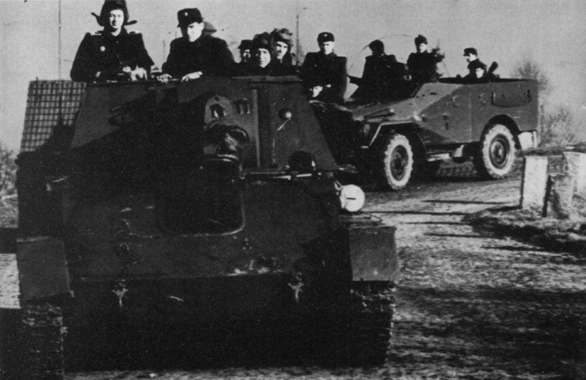 БТР-40 В Венгрии 1956