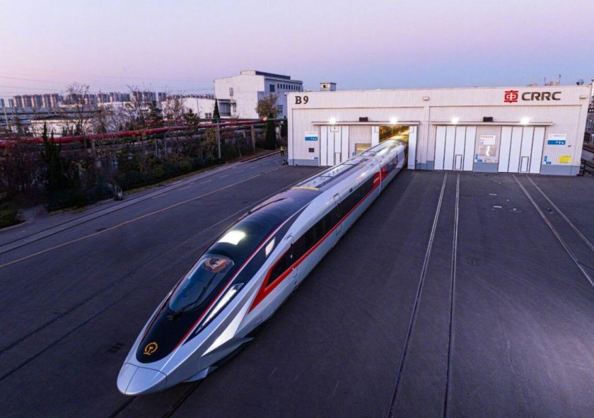 Китайский скоростной поезд фусин