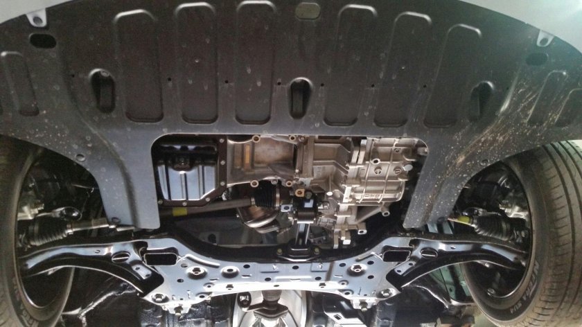 Крепление защиты двигателя хендай солярис