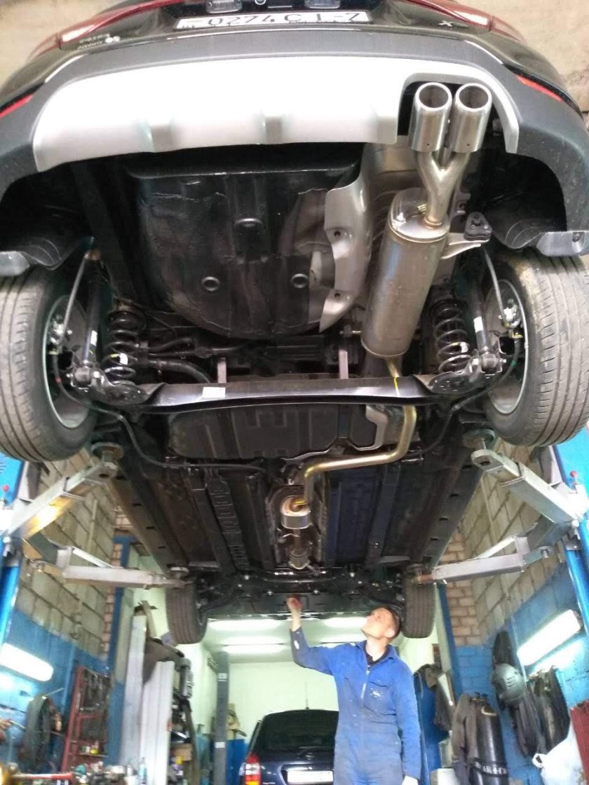 Днище kia rio x line