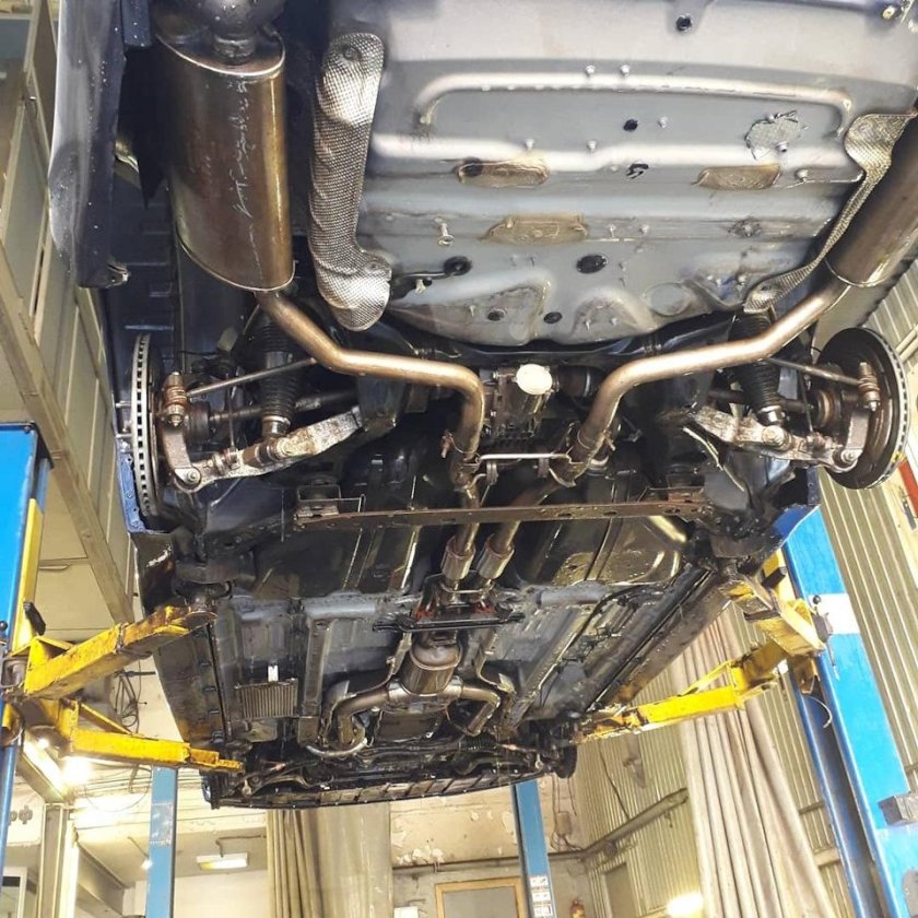 Днище автомобиля