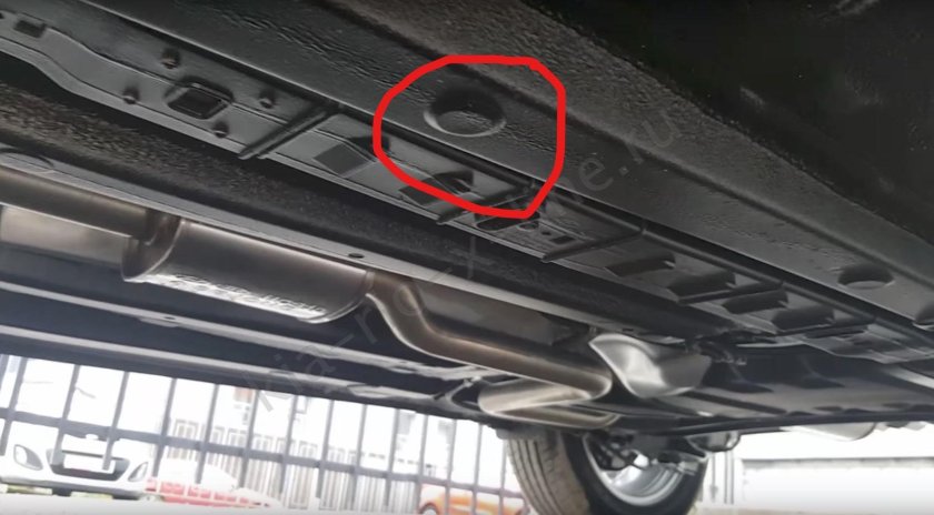 Днище Kia Rio 3