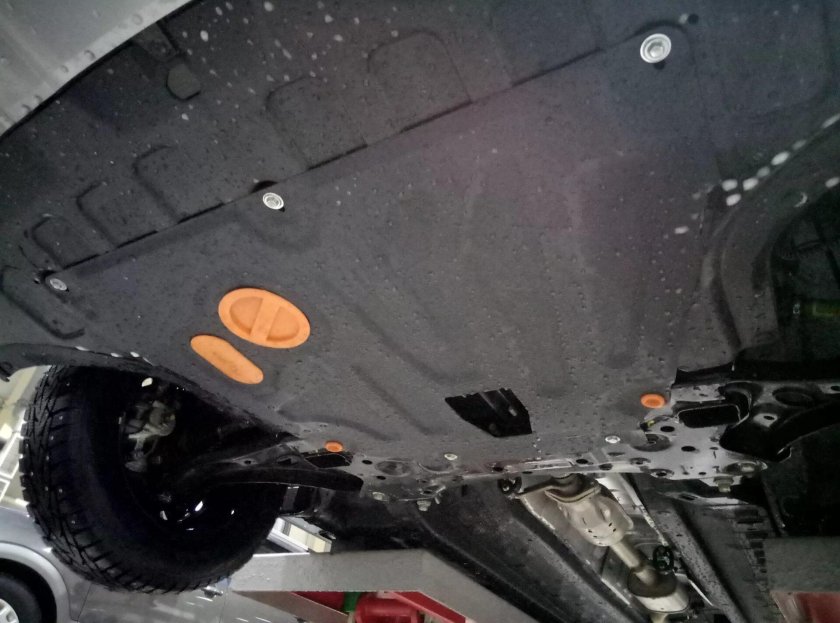 Защита днища Киа Рио 3