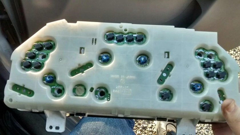 Подсветка приборки Subaru Forester sf5